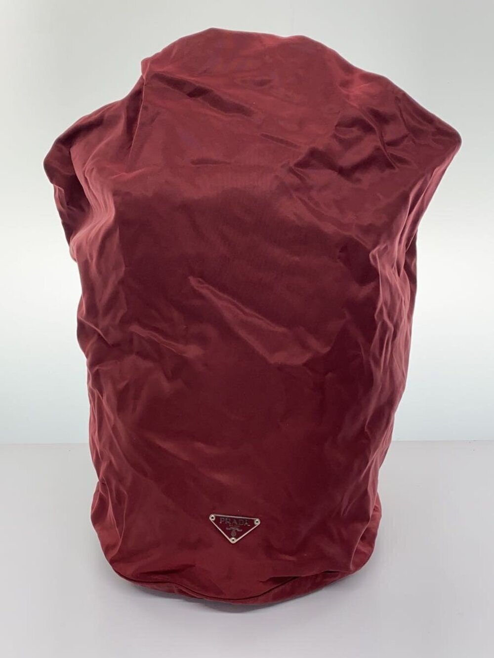 Prada drawstring pouch or roll bag Bordeaux Red